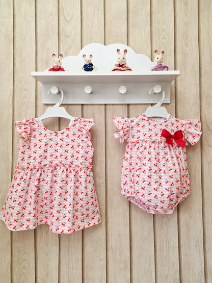 Vestido Cerezas Rojo