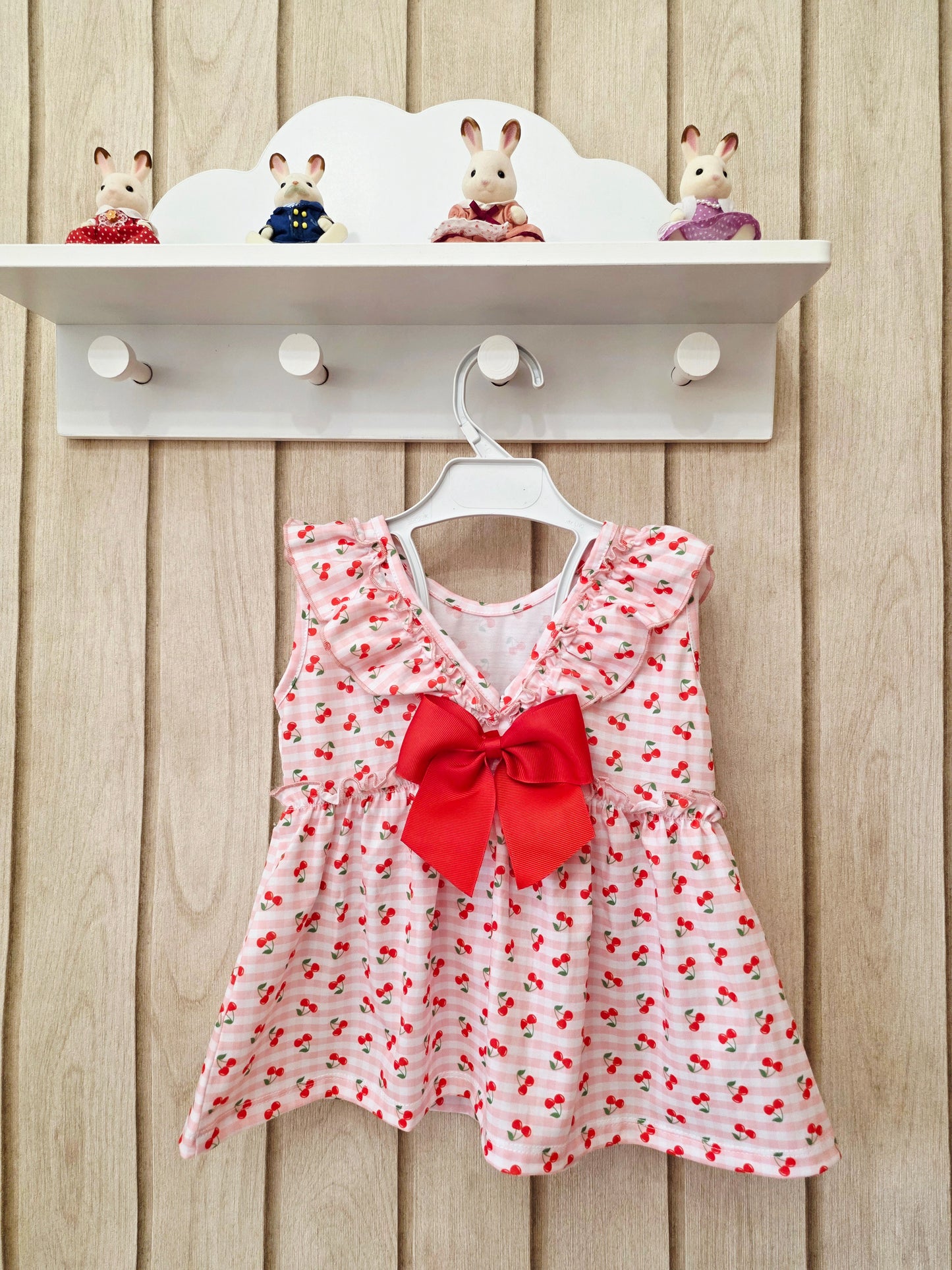 Vestido Cerezas Rojo