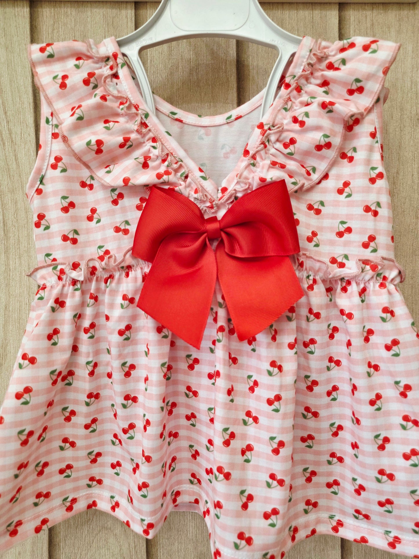 Vestido Cerezas Rojo