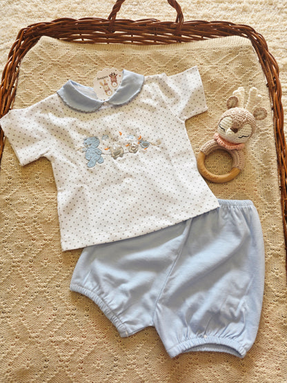 Conjunto Oso Cua Pio Celeste