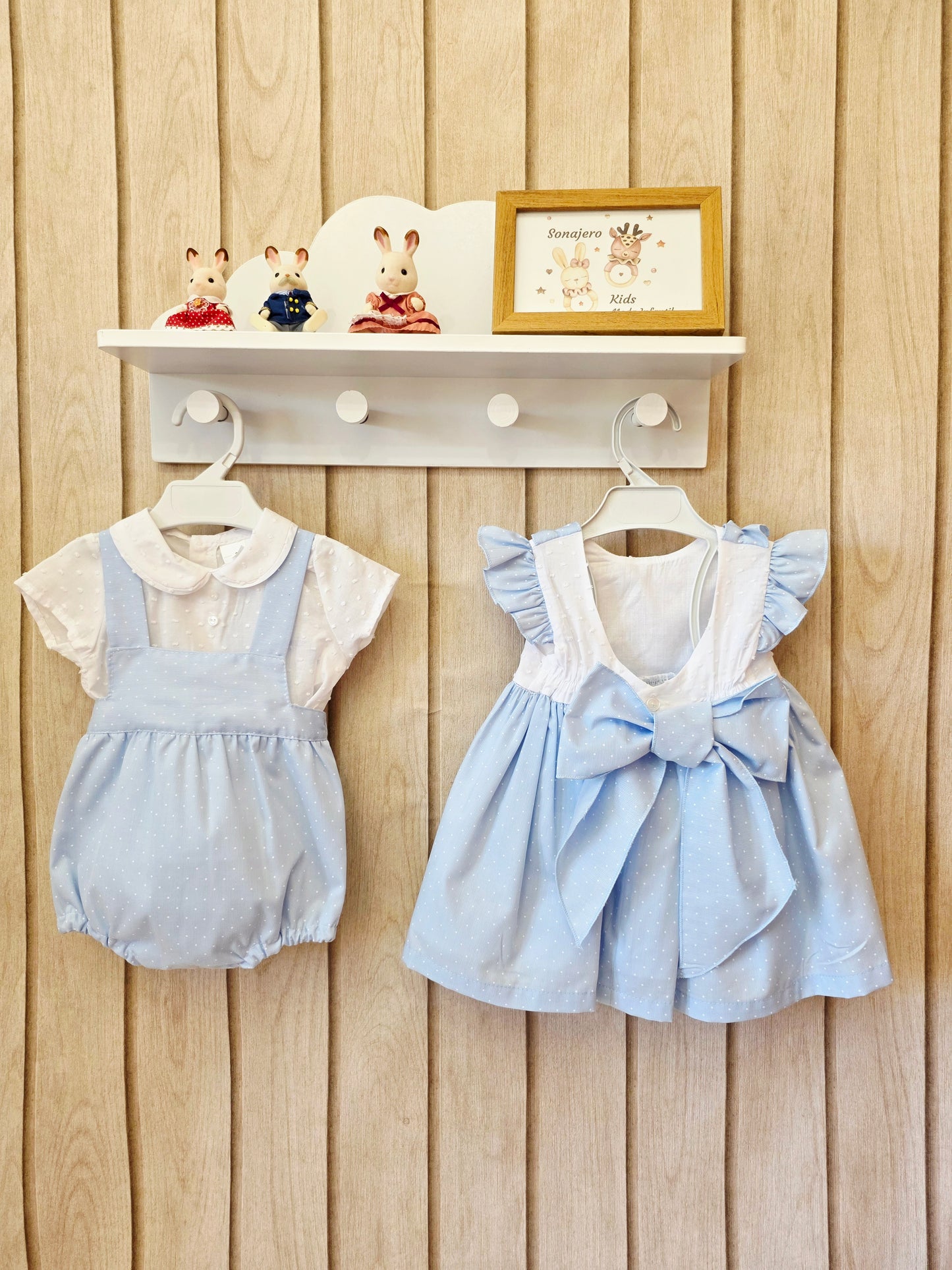 Vestido Topitos De Cielo
