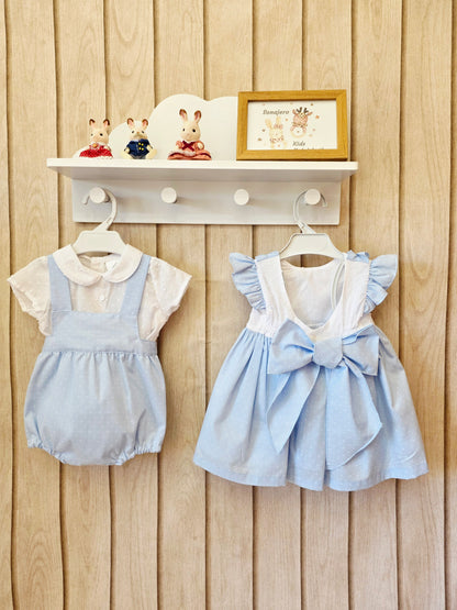 Vestido Topitos De Cielo