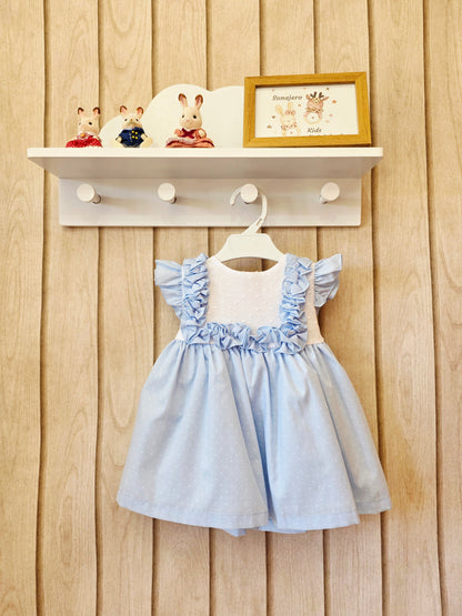 Vestido Topitos De Cielo