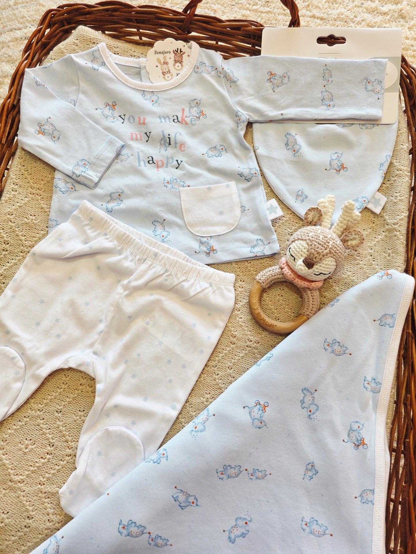 Set 4 Piezas Elefant