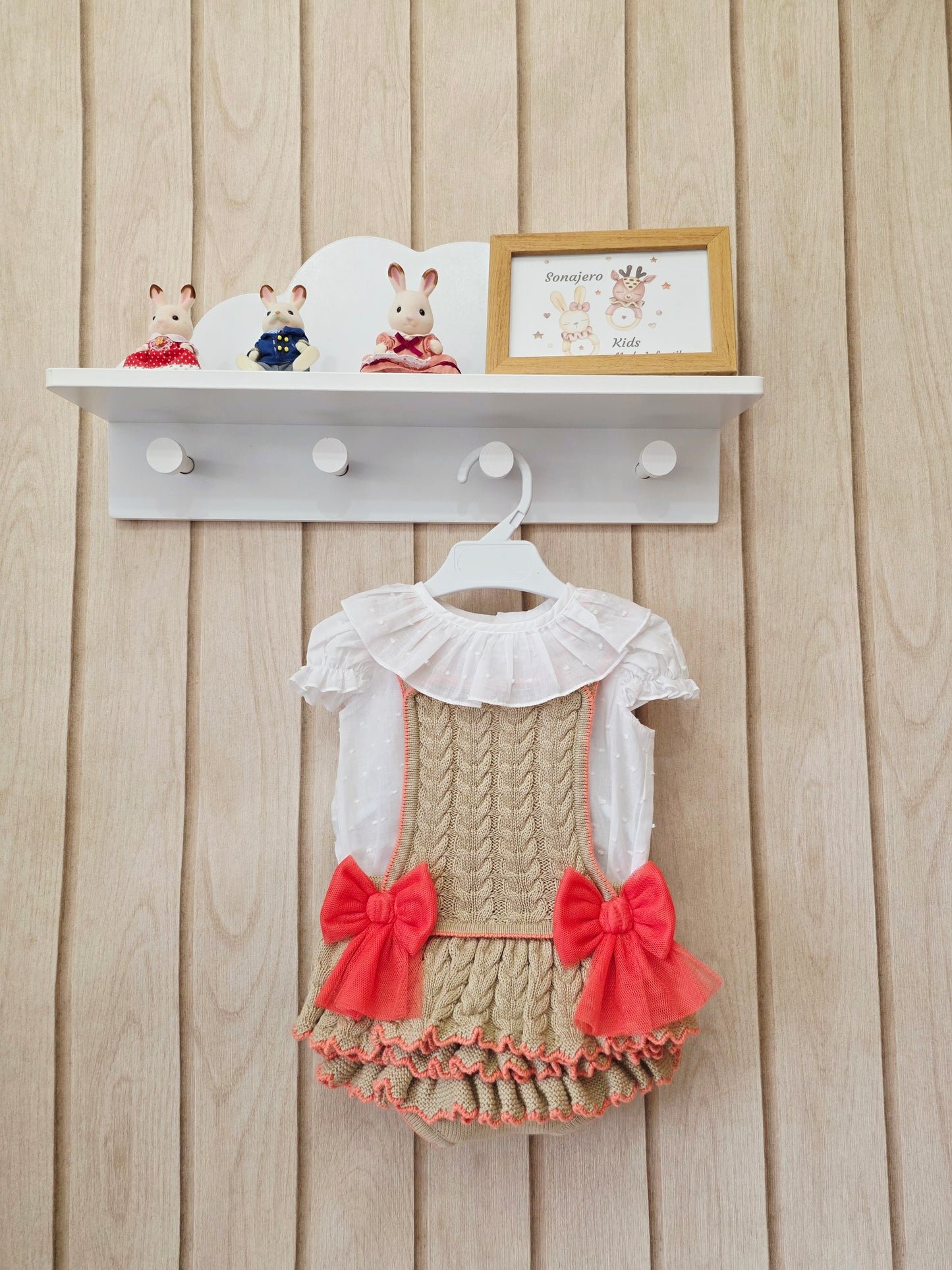 Conjunto Ranita Caña Salmon