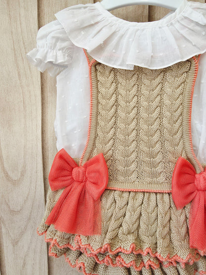 Conjunto Ranita Caña Salmon