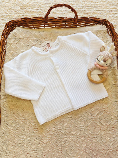 Chaqueta Punto Bobo Blanco