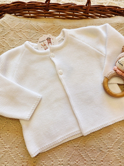 Chaqueta Punto Bobo Blanco