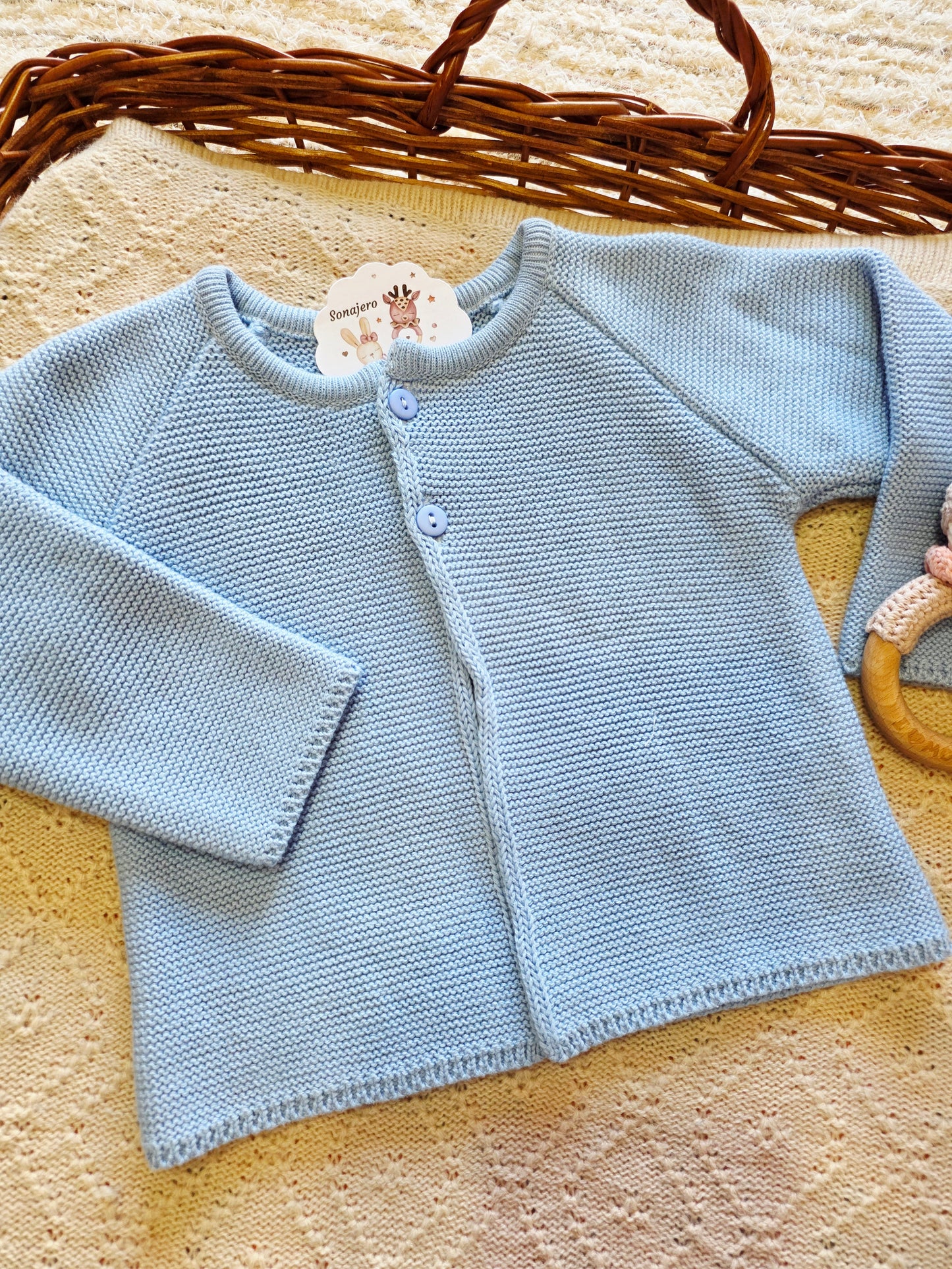 Chaqueta Punto Bobo Azulado