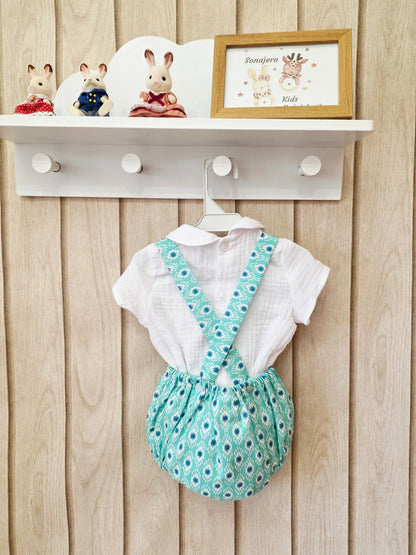 Conjunto Niño Nubes de Menta