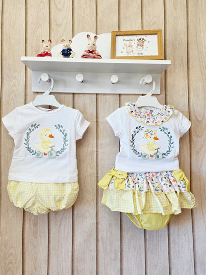 Conjunto Niño Pato Bici