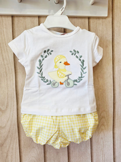 Conjunto Niño Pato Bici