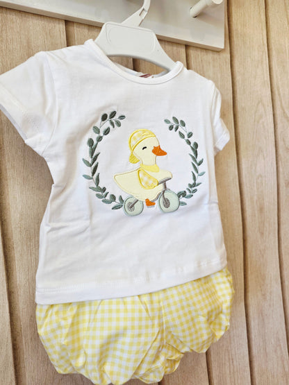 Conjunto Niño Pato Bici