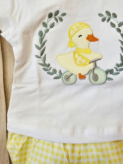 Conjunto Niño Pato Bici