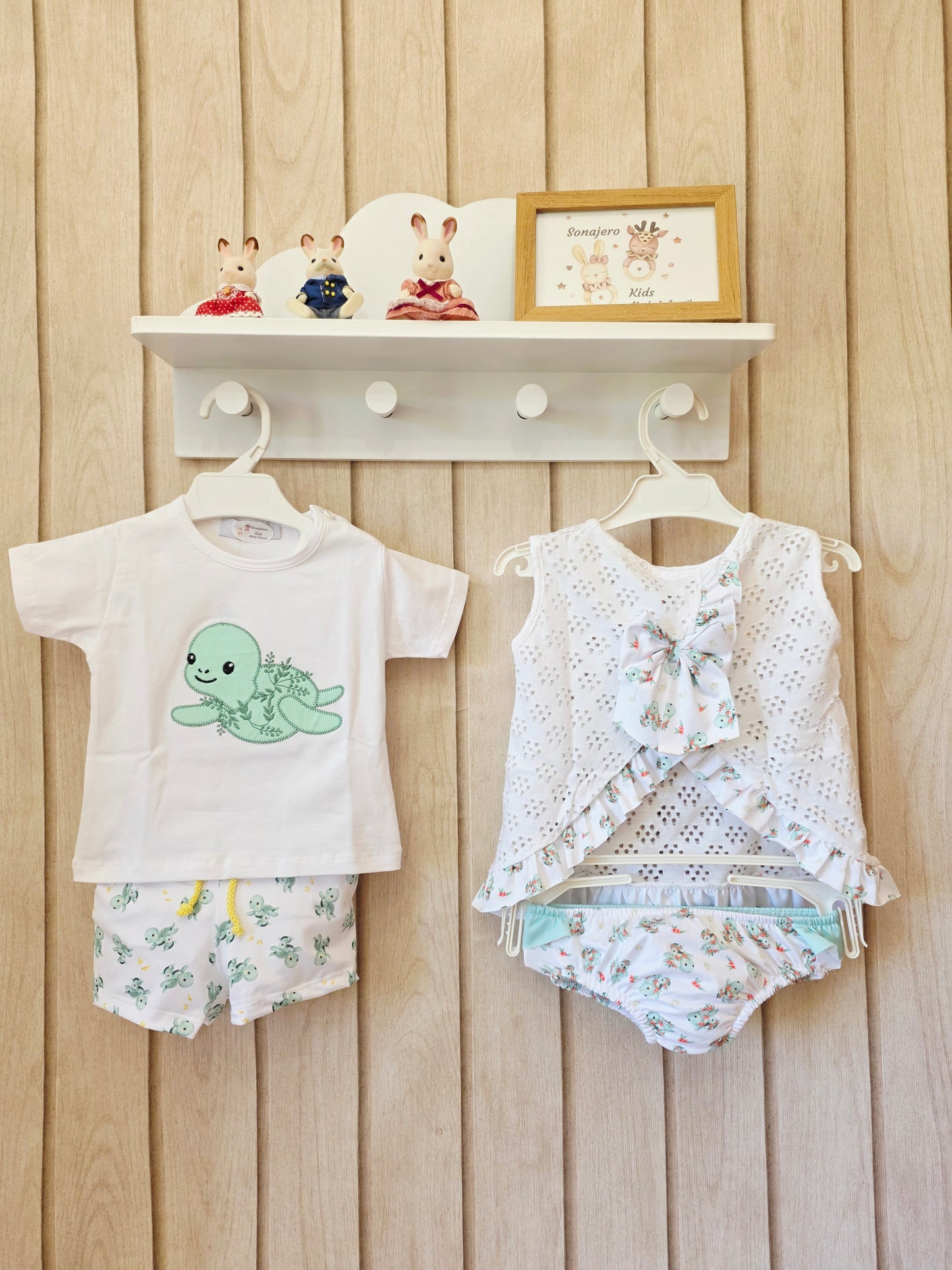Conjunto Baño Niña Tortuguita
