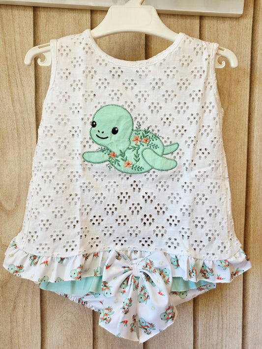 Conjunto Baño Niña Tortuguita