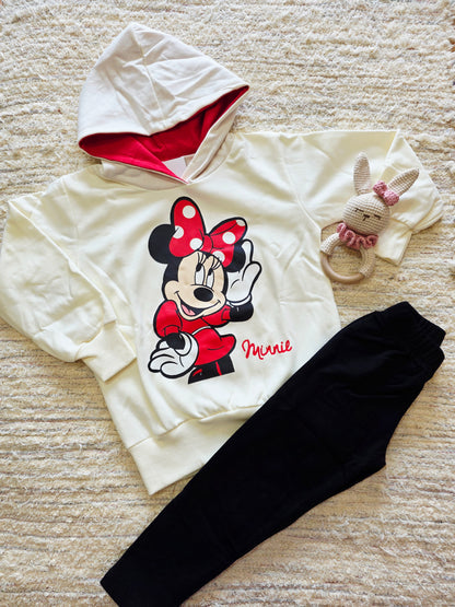 Conjunto Minnie Crema