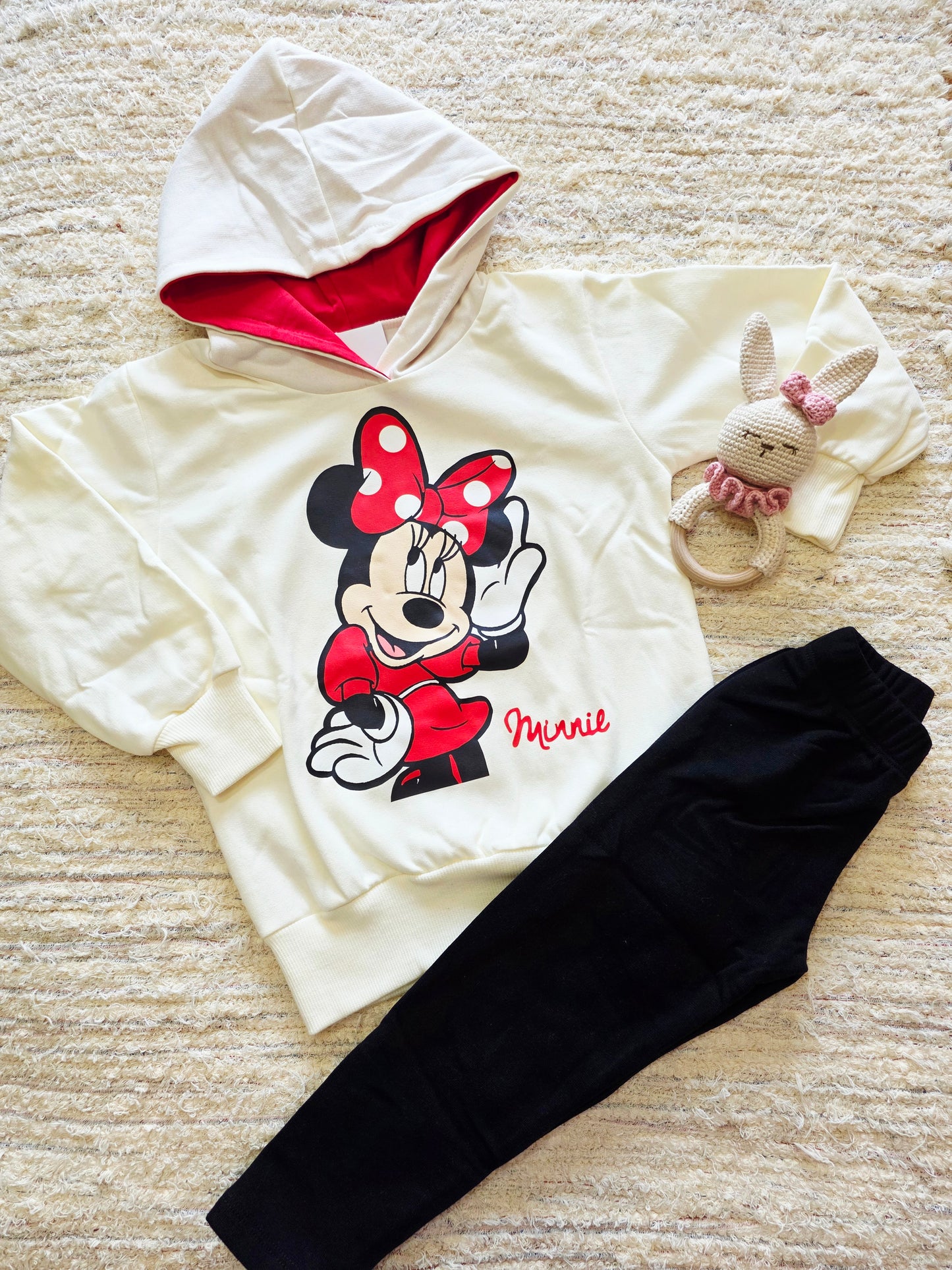 Conjunto Minnie Crema