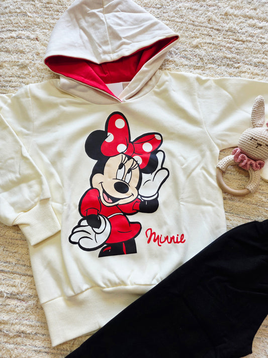 Conjunto Minnie Crema