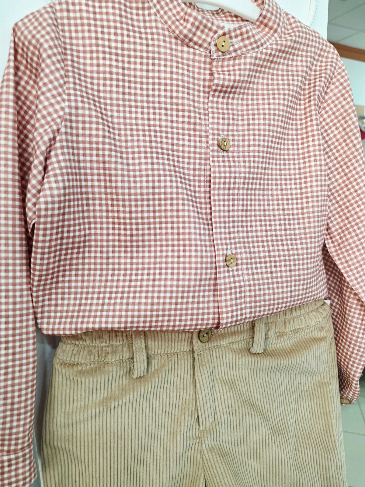 Conjunto Niño Tartan