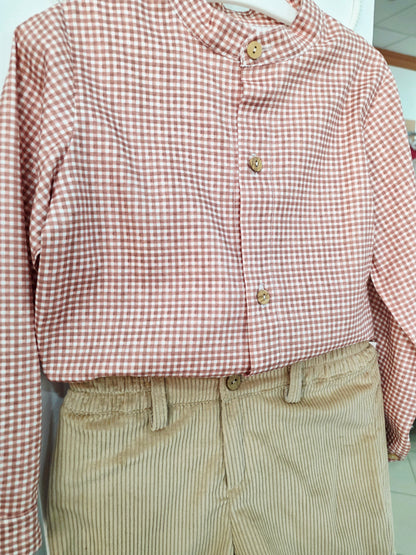 Conjunto Niño Tartan
