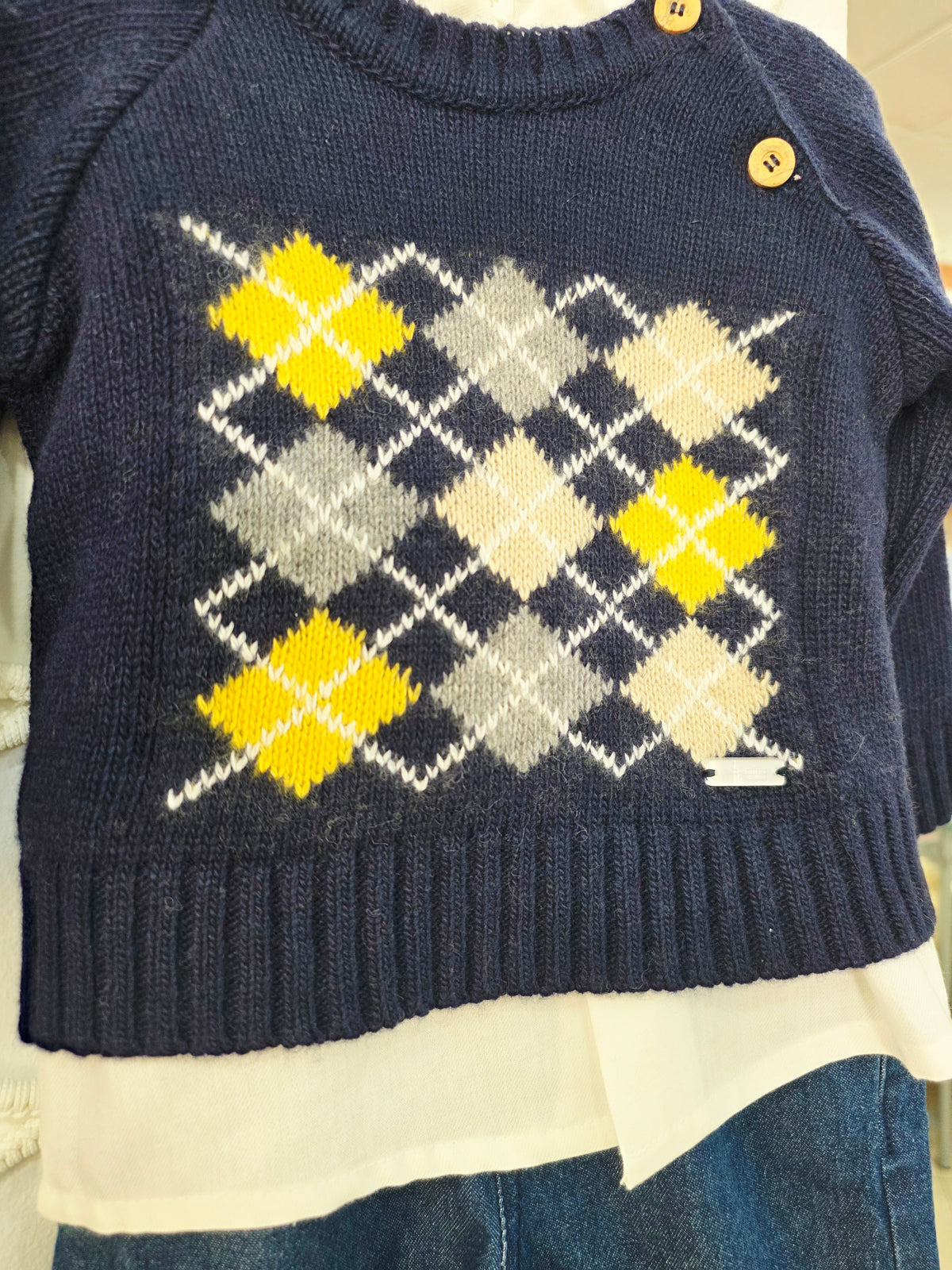 Conjunto 3P Niño Rombos Jersey Valentina