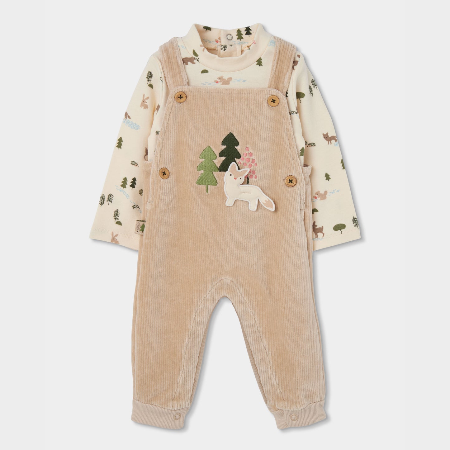 Conjunto Body Peto Zorrito Del Bosque