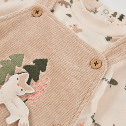 Conjunto Body Peto Zorrito Del Bosque
