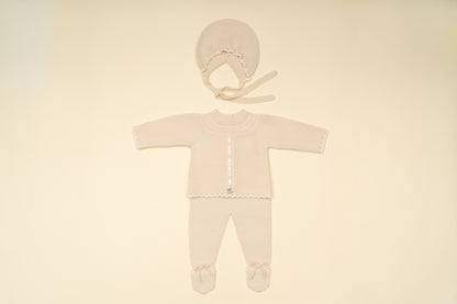Conjunto 3P Polaina Beige Granlei