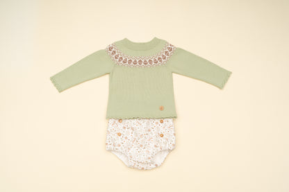Conjunto Rombos Verde
