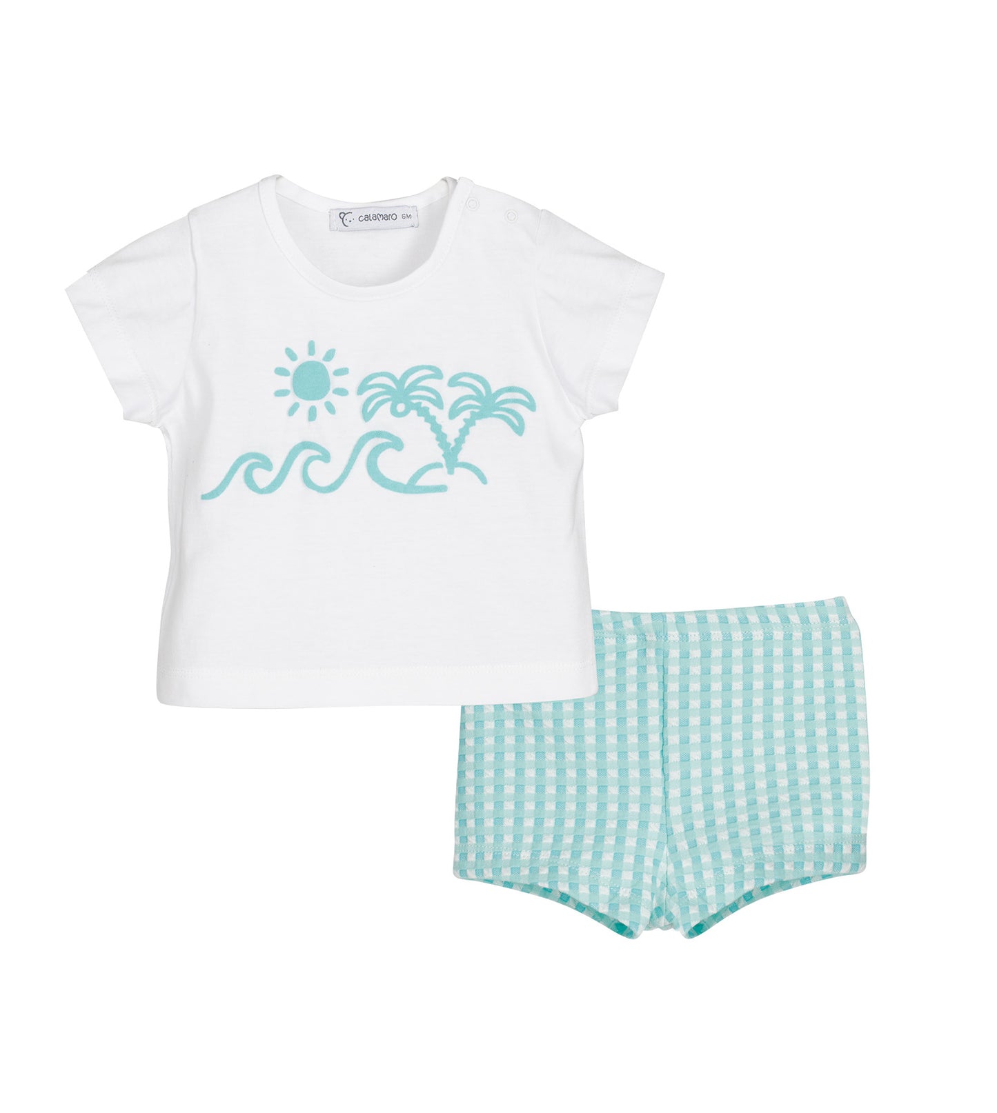 Conjunto Niño Baño Vichy