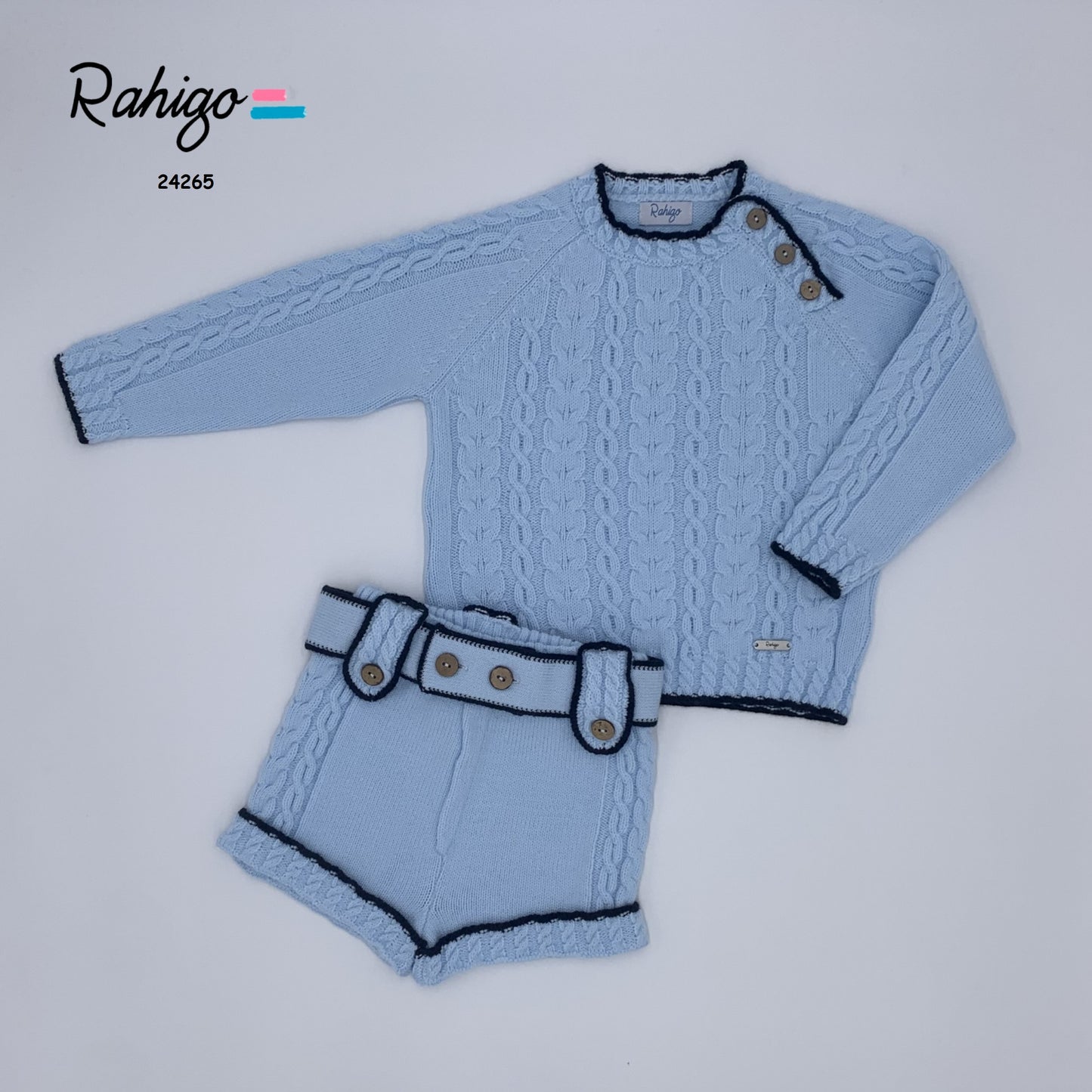 Conjunto Rahigo Celeste Marino