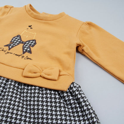 Vestido Buho Mostaza