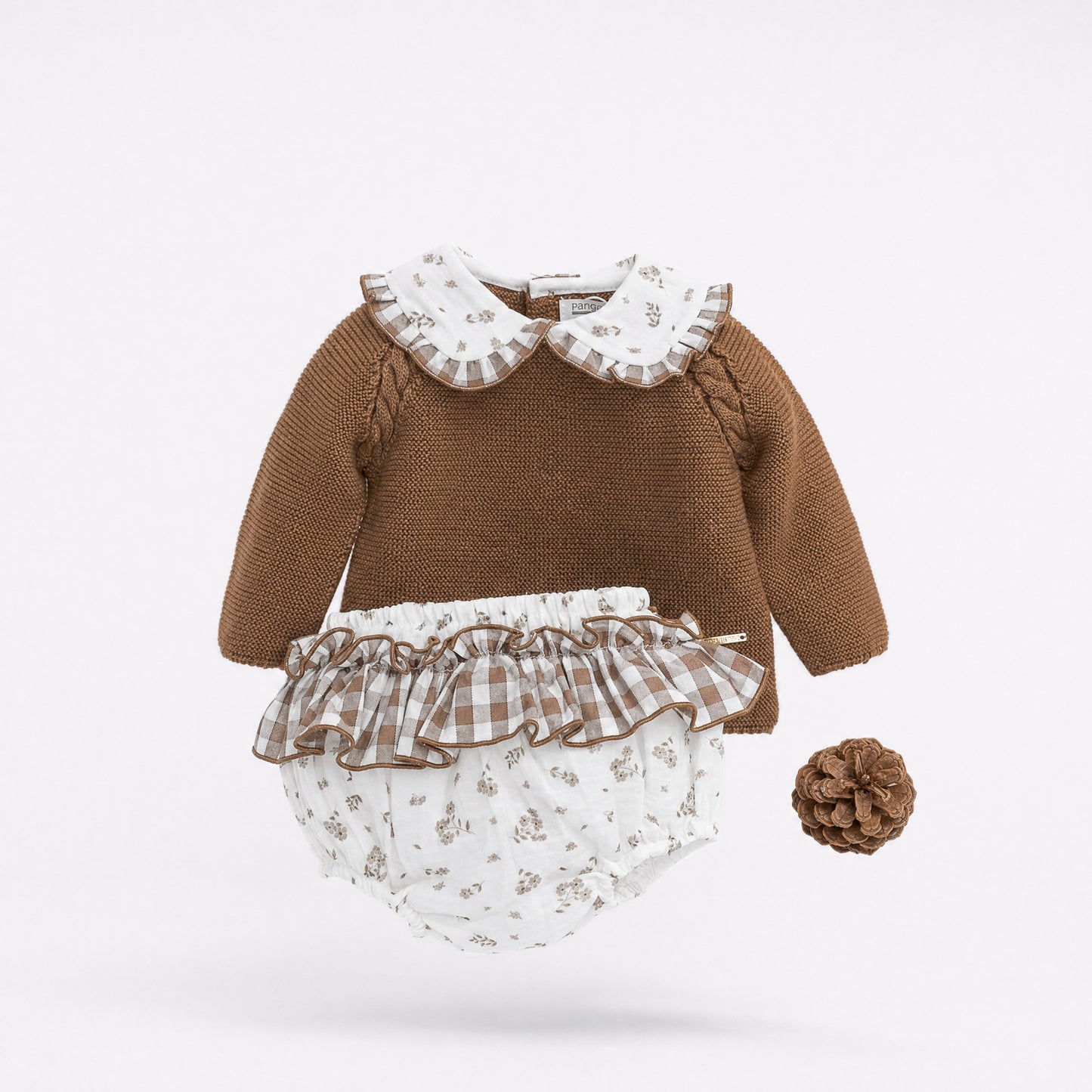 Conjunto Braguita Chocolate-Pangasa Baby