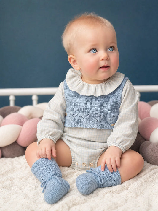 Pelele Tela Blue - Pangasa Baby