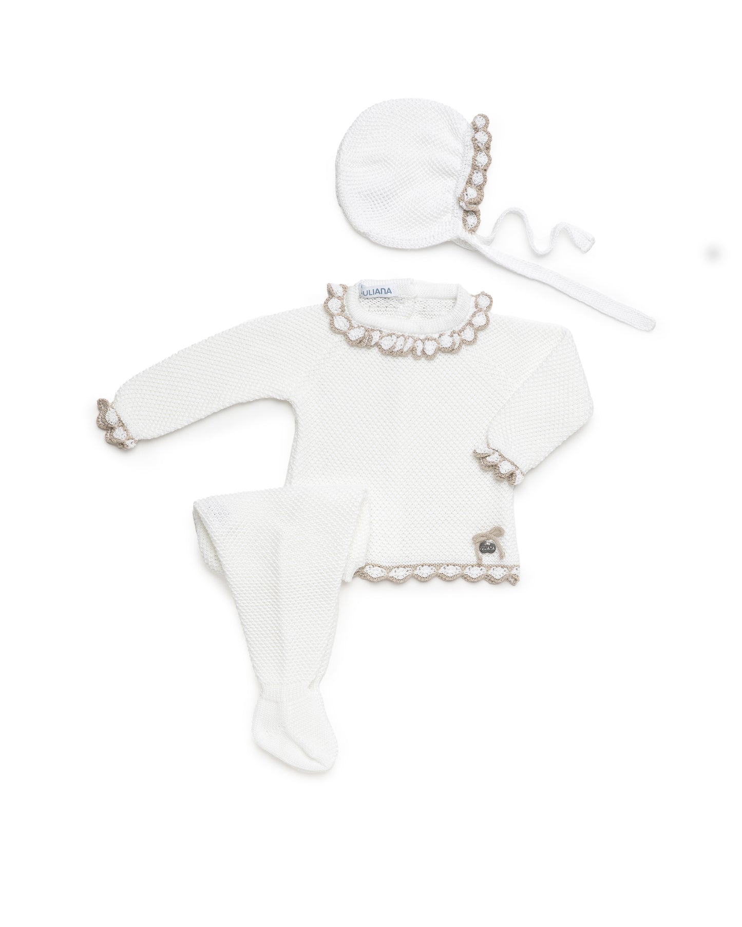 Conjunto Hilo 26028 Blanco Beig