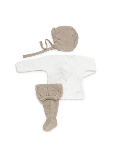 Conjunto Hilo 26035 Crudo Beige