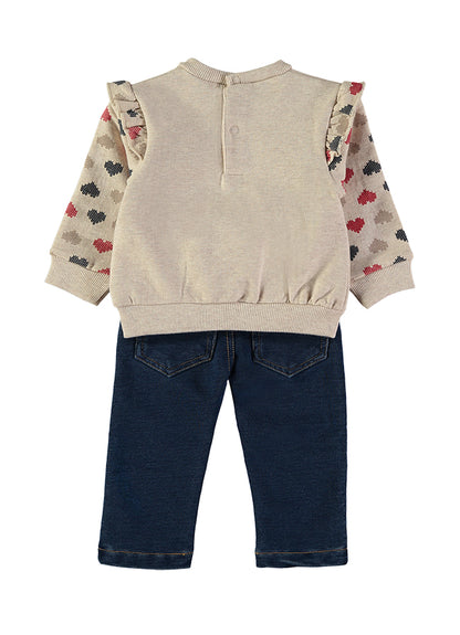 Conjunto Corazones Espiga