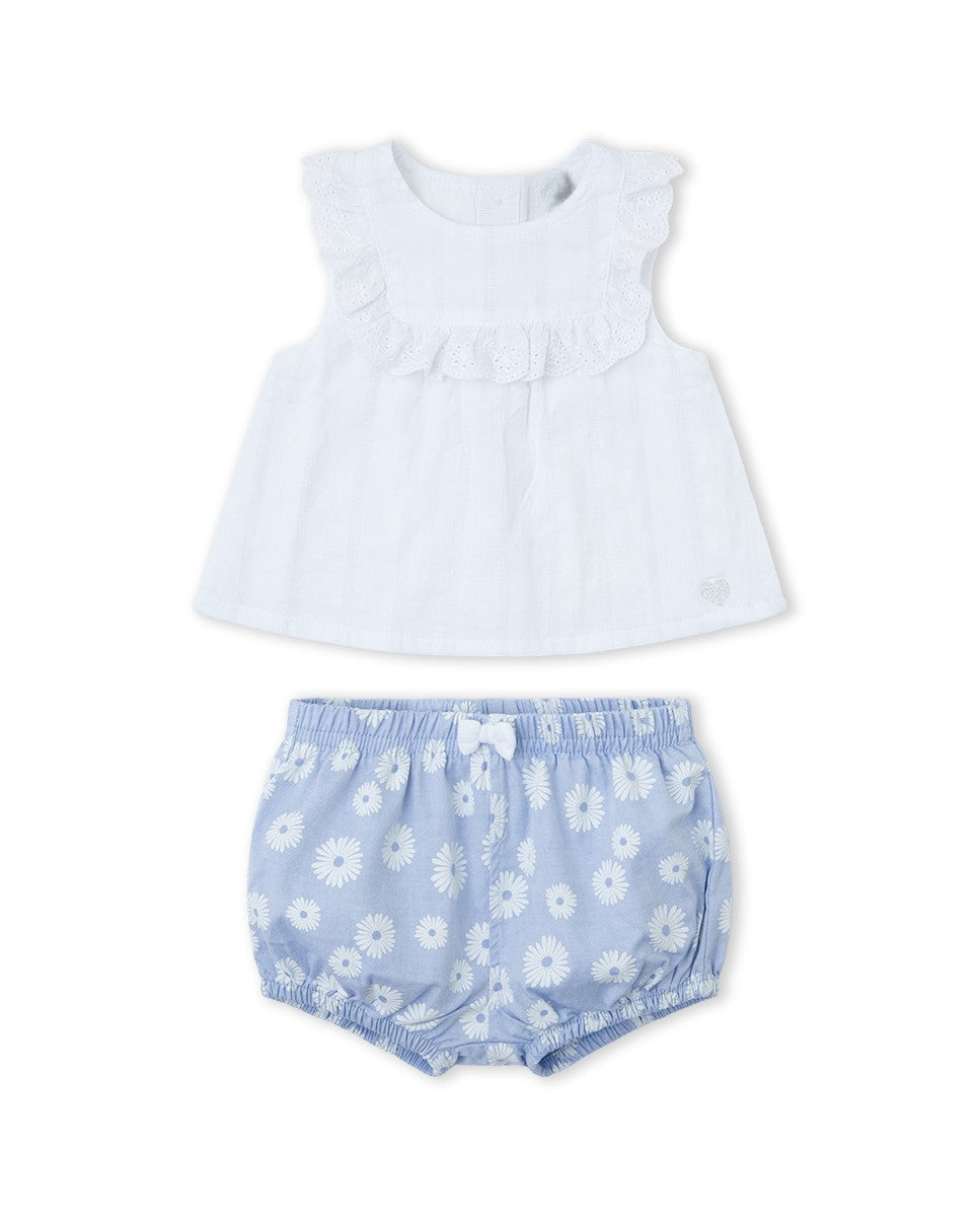 Conjunto Margaritas Blue