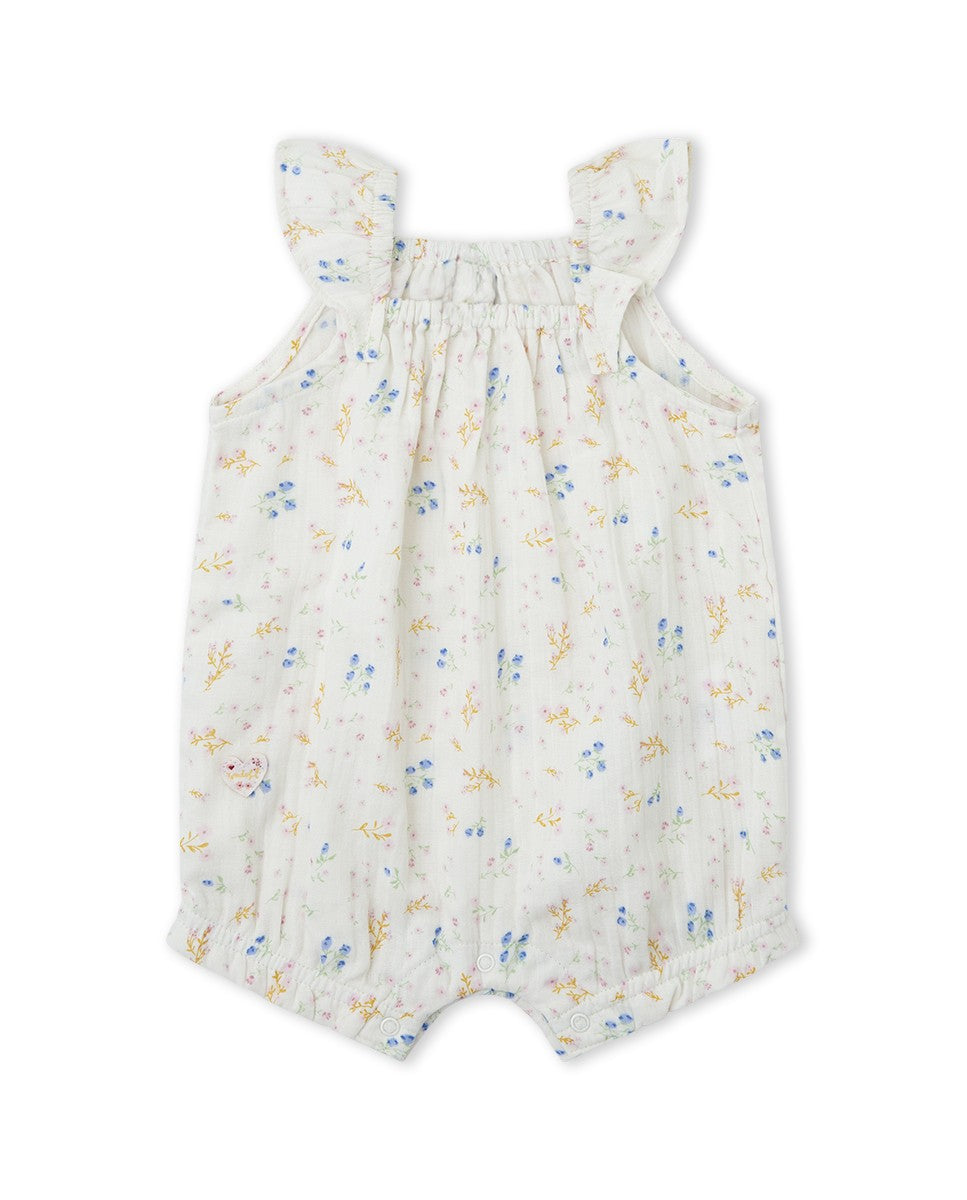 COnjunto Pelele Gorro Floral