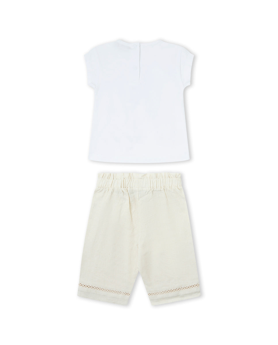 Conjunto Niña Fores Tull