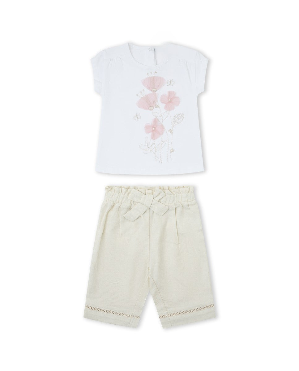 Conjunto Niña Fores Tull