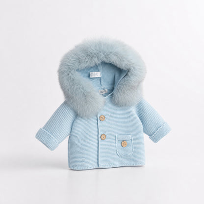 Trenka Luxury Celeste Empolvado Pelo Al Tono- Pangasa Baby