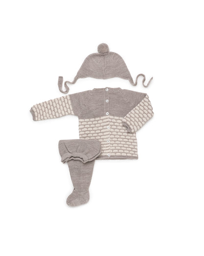 Conjunto 26540 Vison Crema 3 Piezas