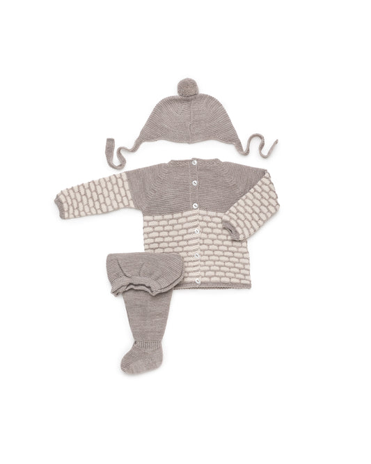 Conjunto 26540 Vison Crema 3 Piezas