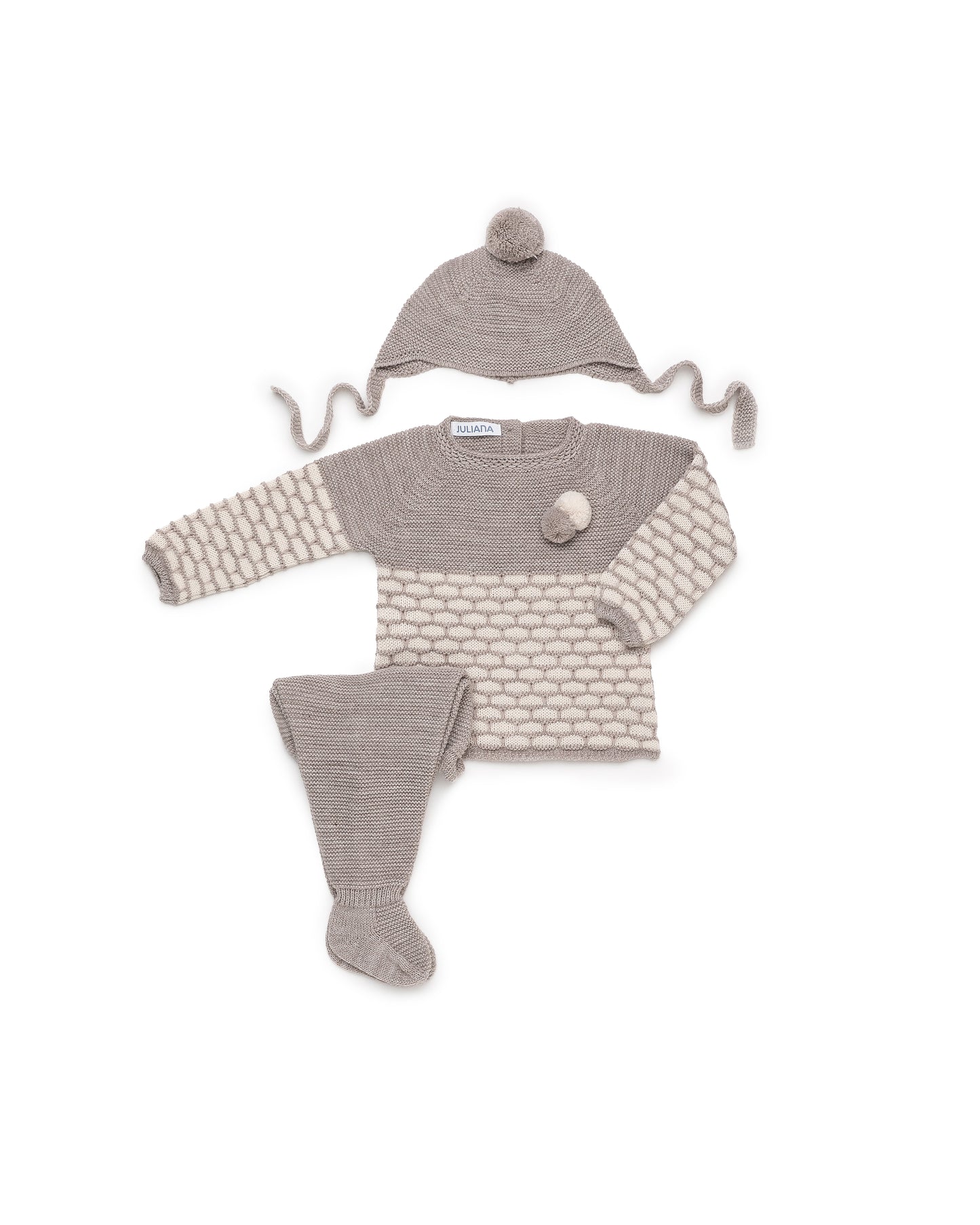 Conjunto 26540 Vison Crema 3 Piezas