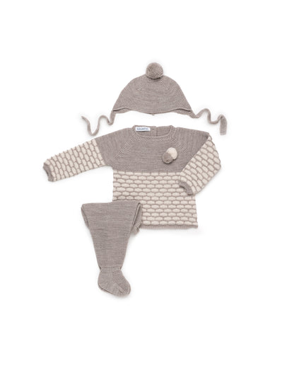 Conjunto 26540 Vison Crema 3 Piezas