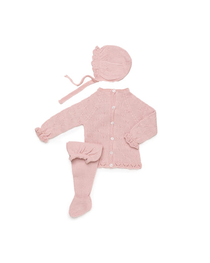 Conjunto 26541 Rosa Empolvado 3 Piezas