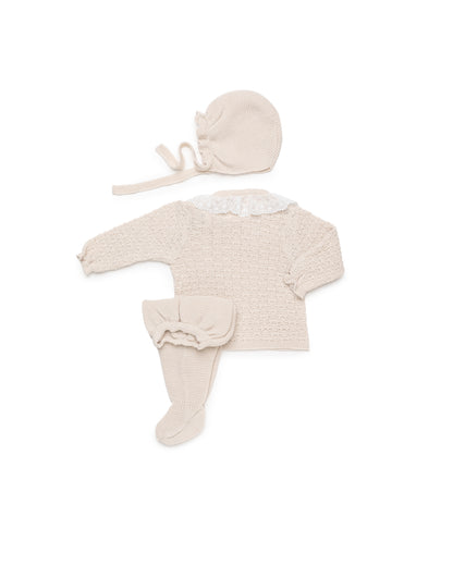 Conjunto 26551 Crema 3 Piezas