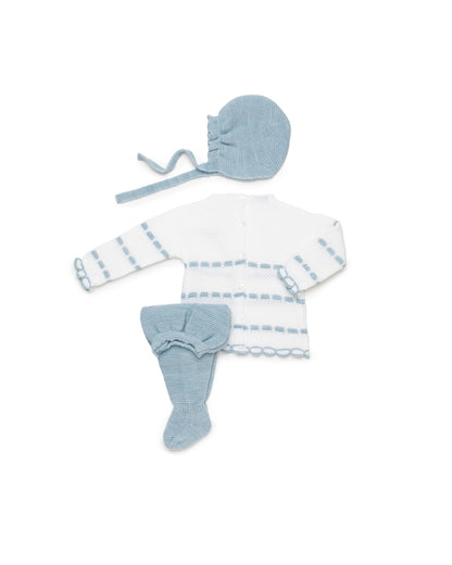 Conjunto 26561 Blanco Azul 3 Piezas